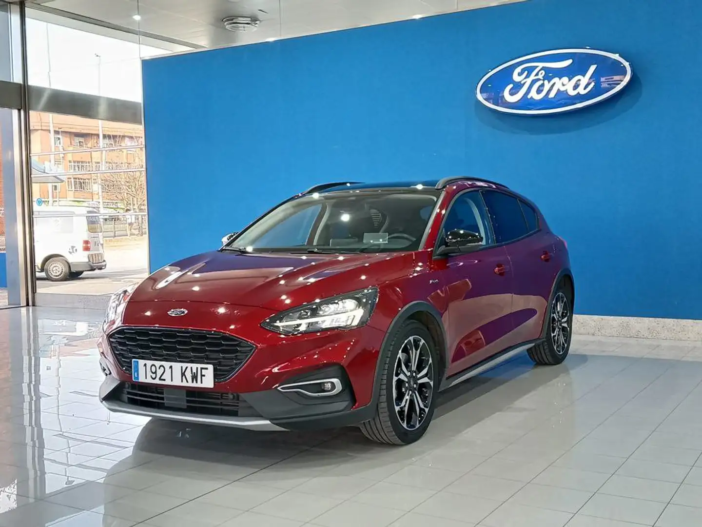 Ford Focus 1.0 Ecoboost Active 125 Rouge - 1