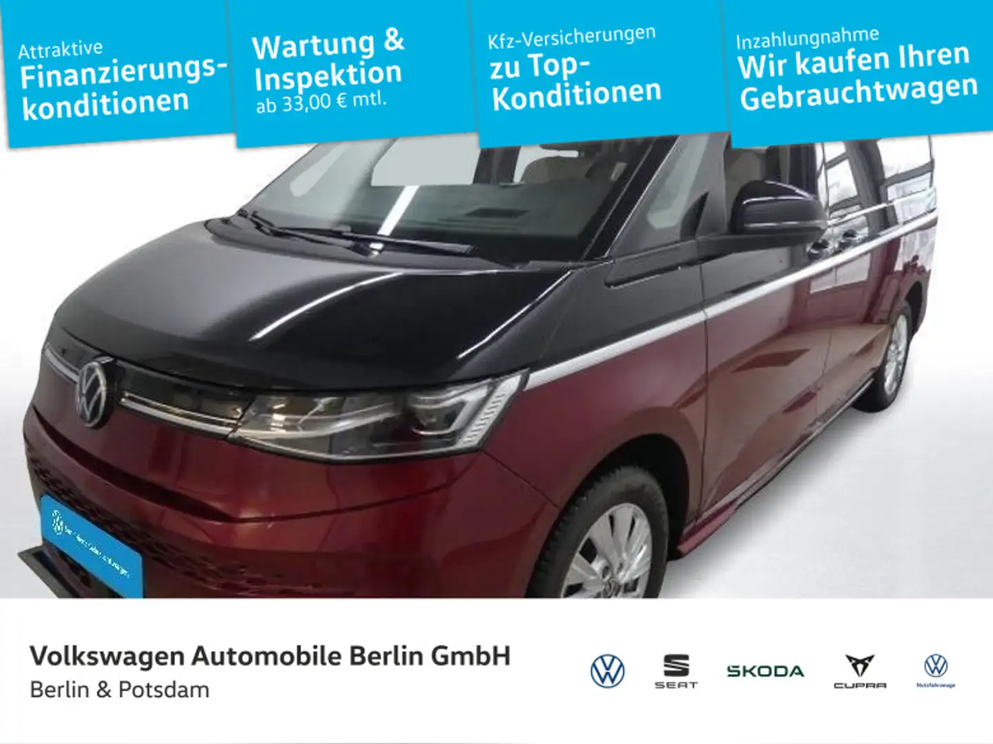 Volkswagen T7 Multivan T7 Multivan 1.4 TSI eHybrid DSG Life lang Navi P Schwarz - 1