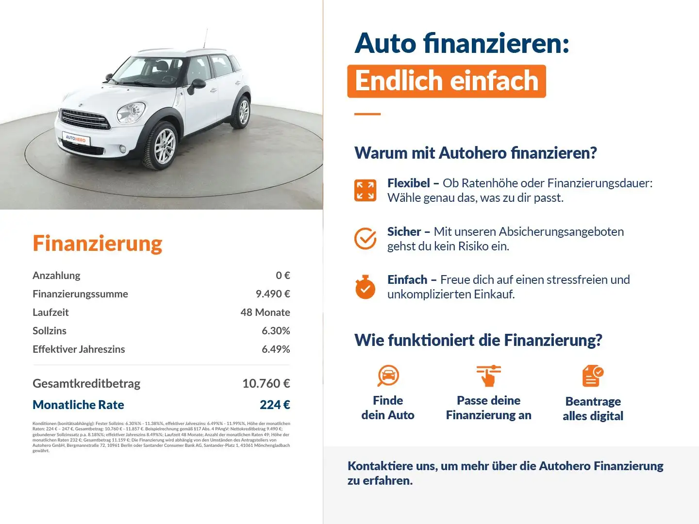 MINI One Countryman One *PDC*SHZ*ALU* Weiß - 2