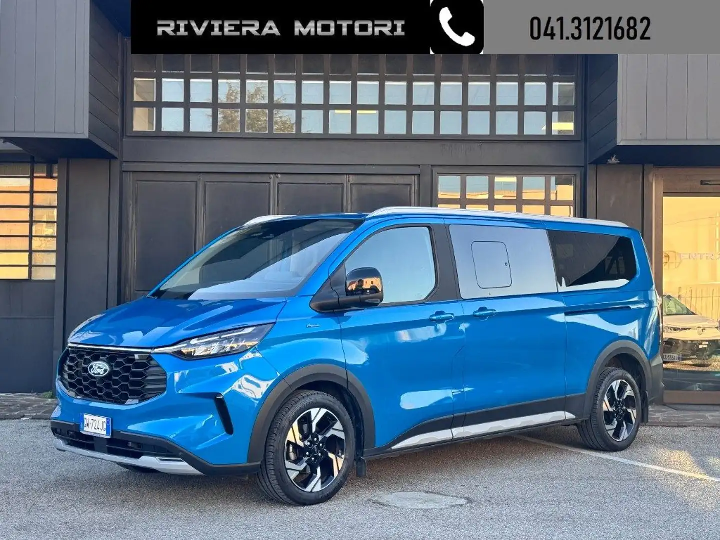 Ford Tourneo Custom 320 2.0 EcoBlue 170CV aut. PL Active Blau - 1