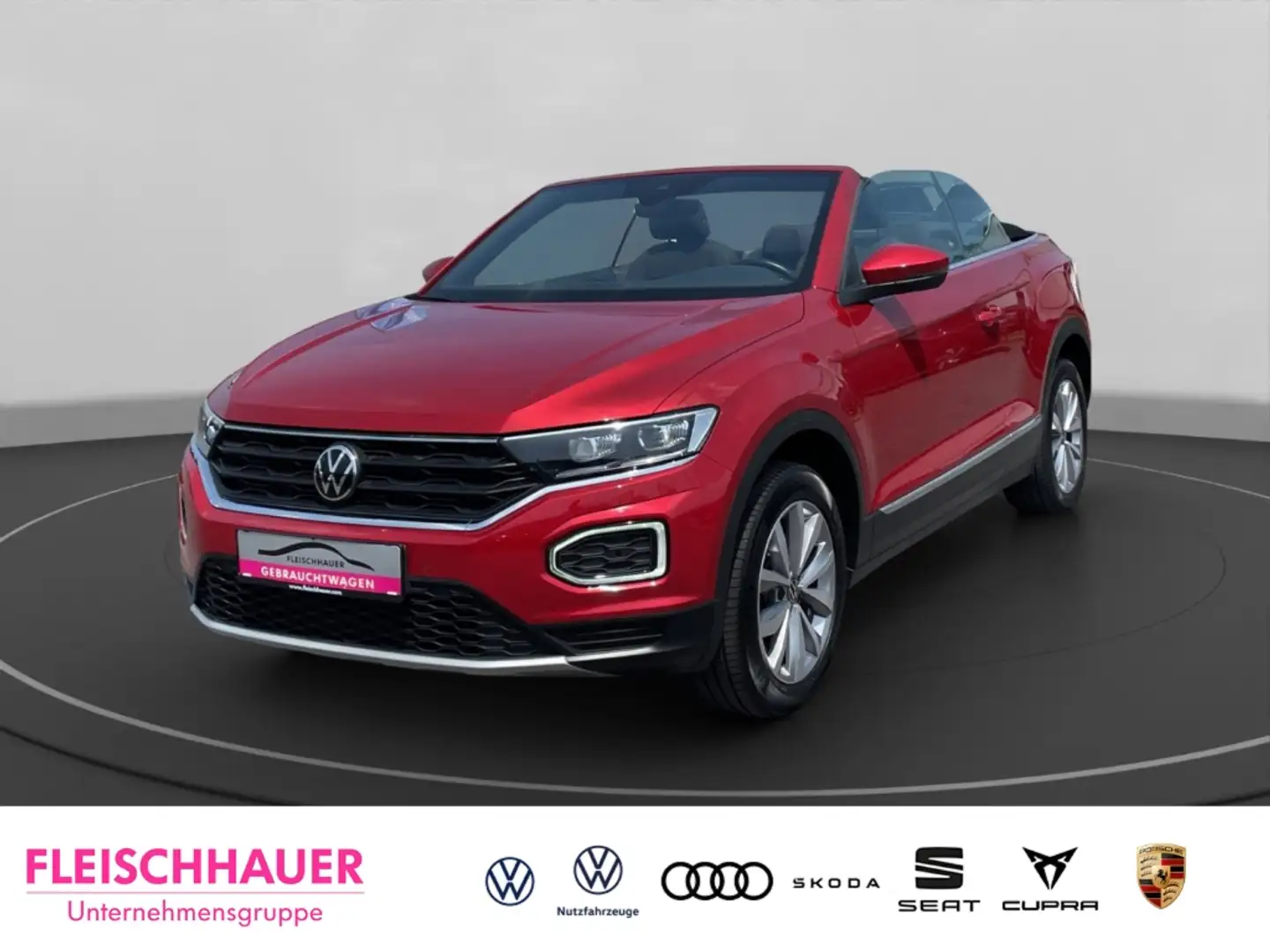 Volkswagen T-Roc Cabriolet Style 1.5 TSI Navi Digitales Cockpit LED Rot - 1