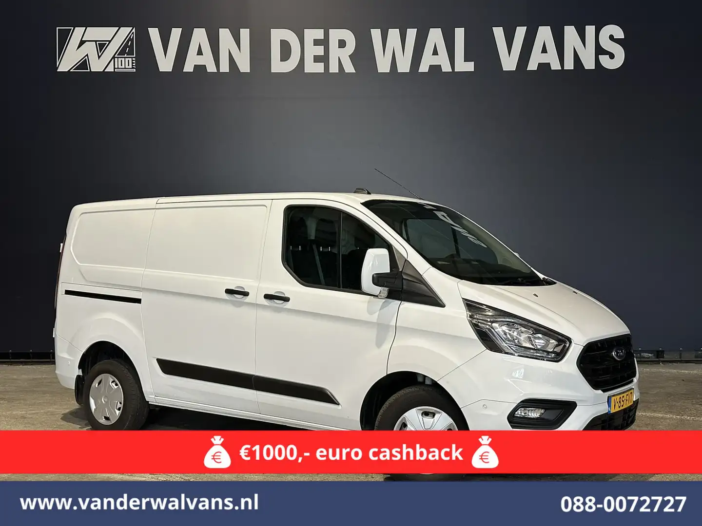 Ford Transit Custom 2.0 TDCI L1H1 Euro6 Airco | Camera | LED | Cruisec Blanc - 1