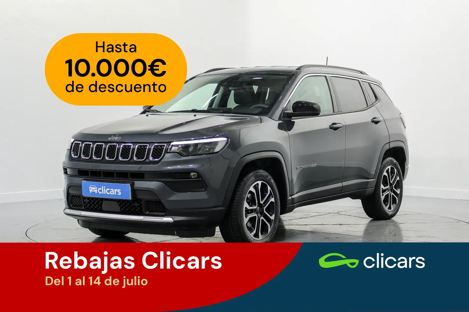 Jeep Compass 1.5 MHEV Limited FWD DCT Gris - 1