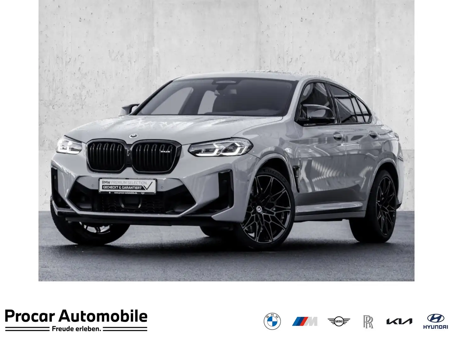 BMW X4 M Competition AHK+HuD+H/K+DA PROF+360°+PANO+CARBON Gris - 1