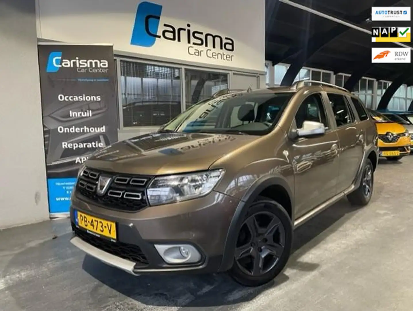 Dacia Logan MCV 0.9 TCe Stepway|1e Eignr|Camera|Navi|Cruise|PD Brun - 1