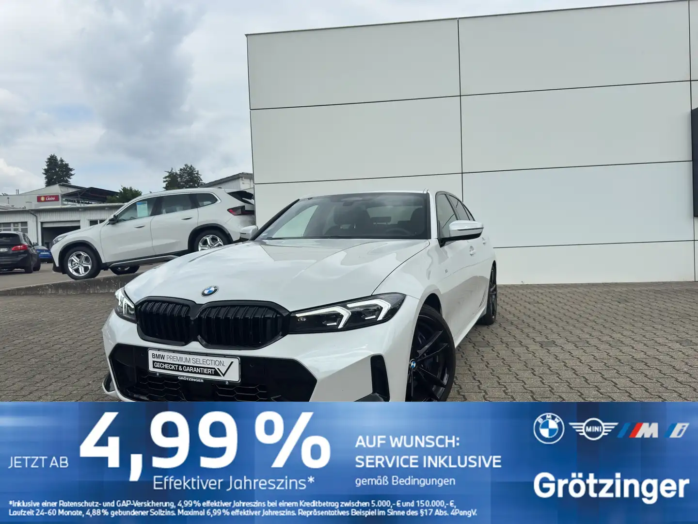 BMW 330 i Limousine M Sportpaket Weiß - 1