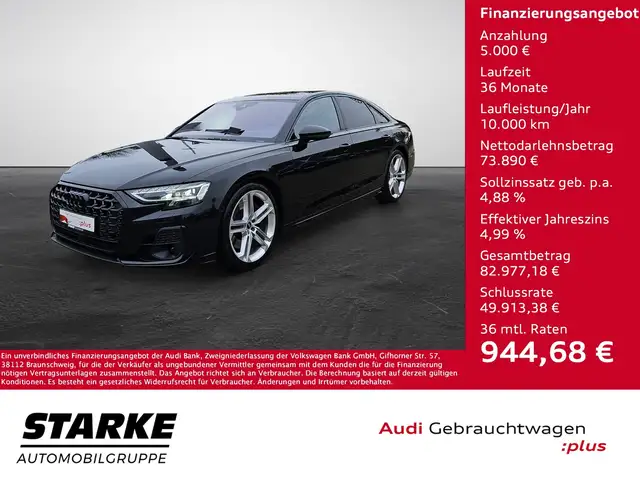 Audi S8 TFSI tiptronic quattro NaviPlus Matrix AHK Pano...