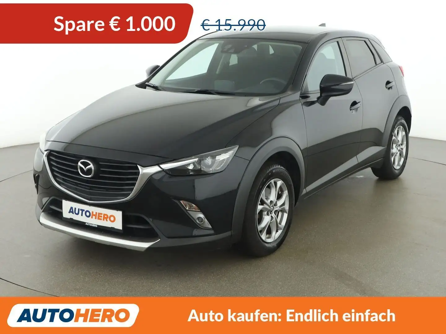 Mazda CX-3 2.0 Attraction Aut. *LED*SPUR*SHZ*KLIMAAUTO* Schwarz - 1