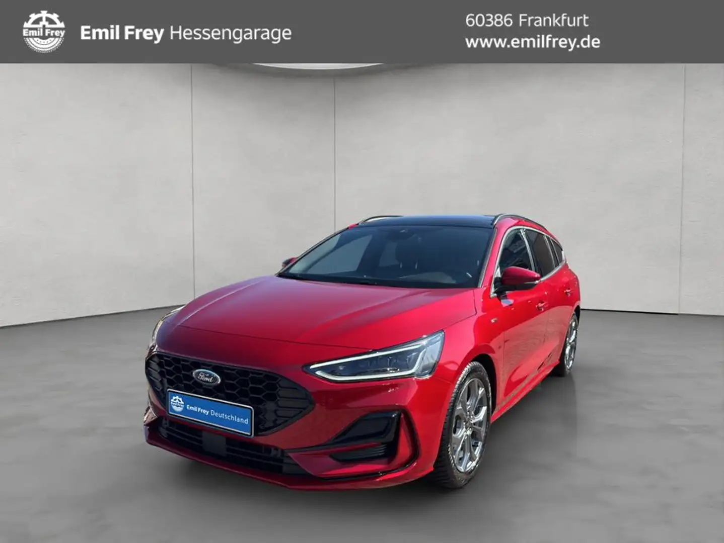 Ford Focus Turnier 1.0 EcoBoost Hybrid Aut. ST-LINE Rouge - 1