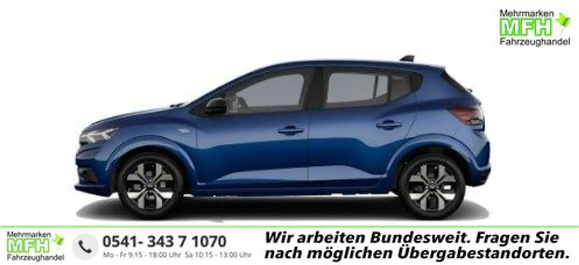 Dacia Sandero Journey+ SHZ+RFK+Navi TCe 100 Eco-G 74 kW (101... Blau - 1