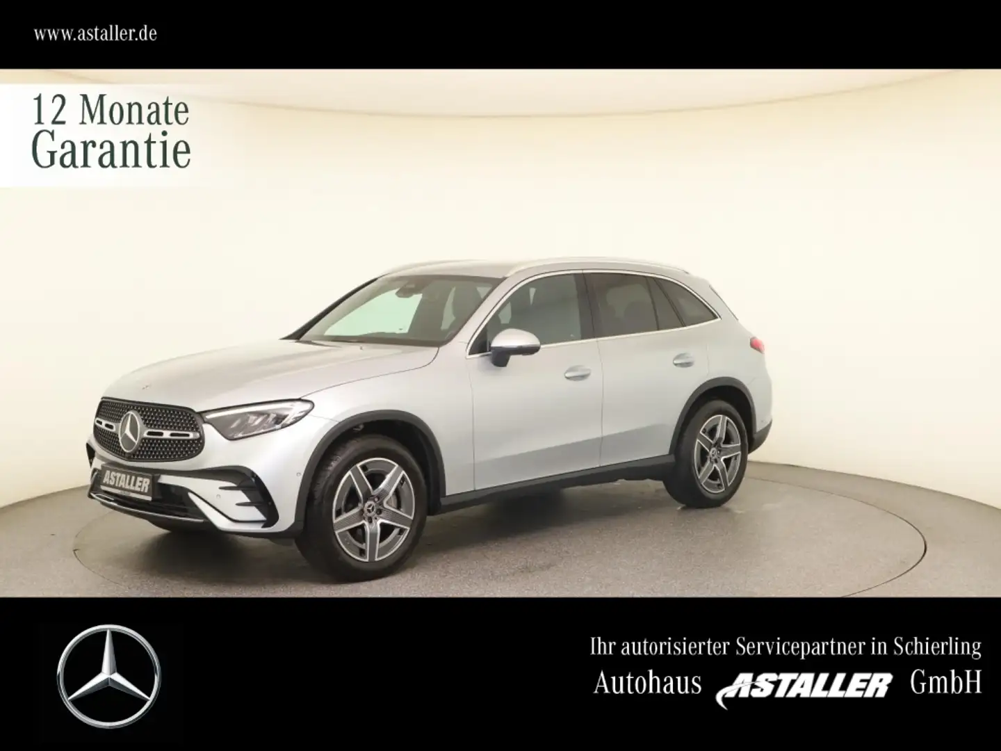 Mercedes-Benz GLC 300 d 4M AMG Line 2x MBUX+LED+AHK+TECHNIKPAK Ezüst - 1
