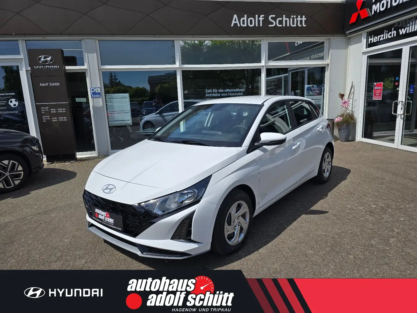 Hyundai i20 1.0 T-GDI 100 PS 6-MT 2WD Select, Funktionsp Weiß - 1