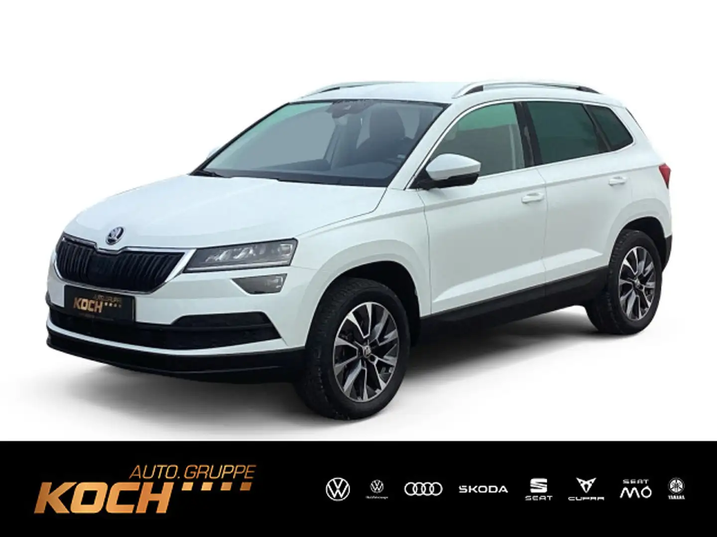 Skoda Karoq Drive 125 2.0 TDI DSG 4x4 NAVI*AHK*ACC*LED Blanc - 1