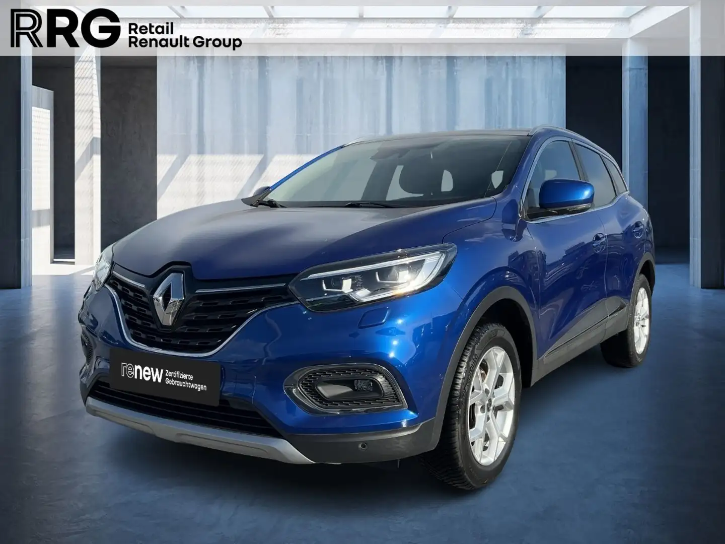 Renault Kadjar 1.3 TCe 140 Limited GPF PDC KLIMA BT Blauw - 1
