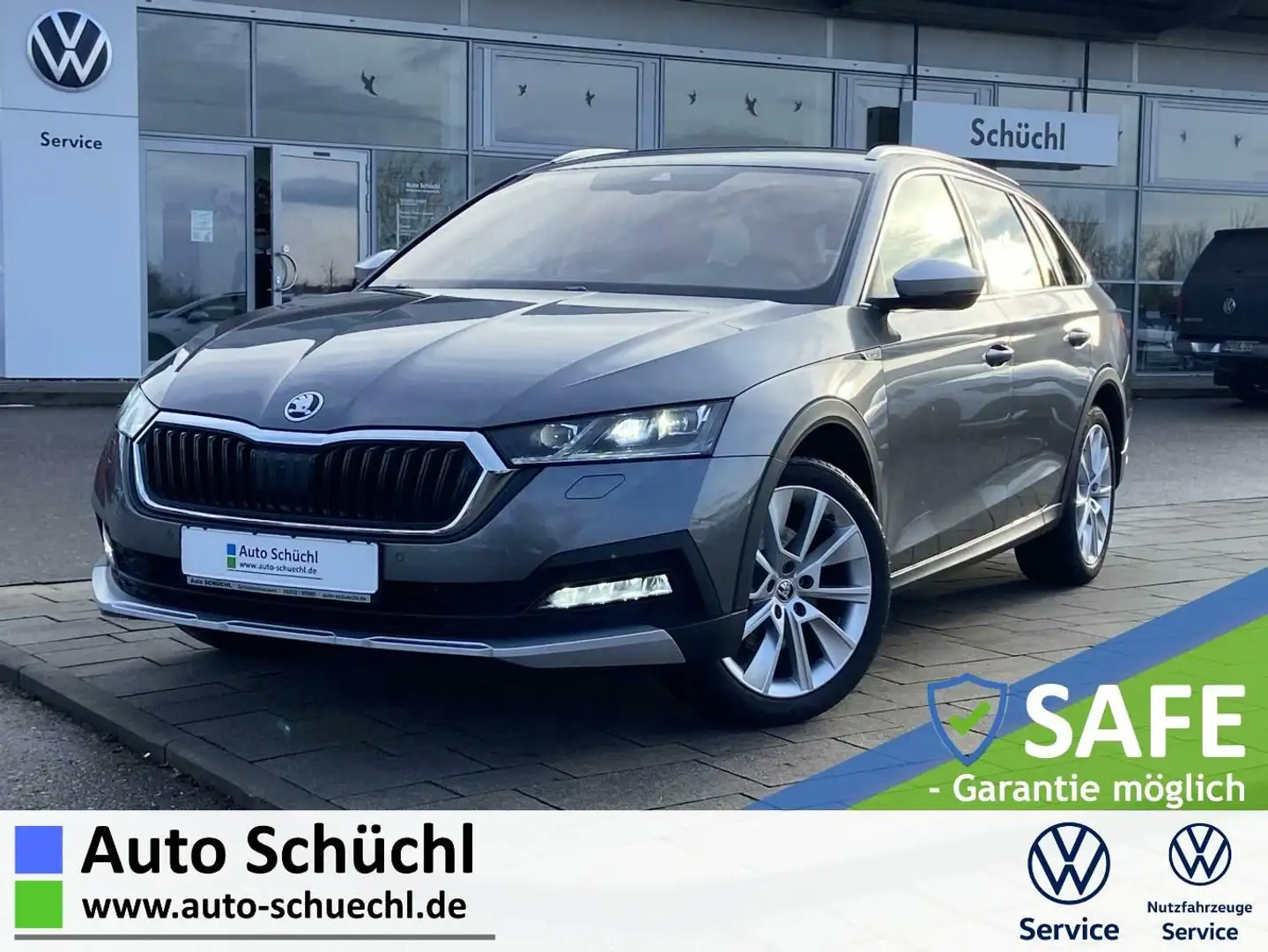 Skoda Octavia Scout Combi 2.0 TSI DSG 4x4 AHK+SMART-LI Grau - 1