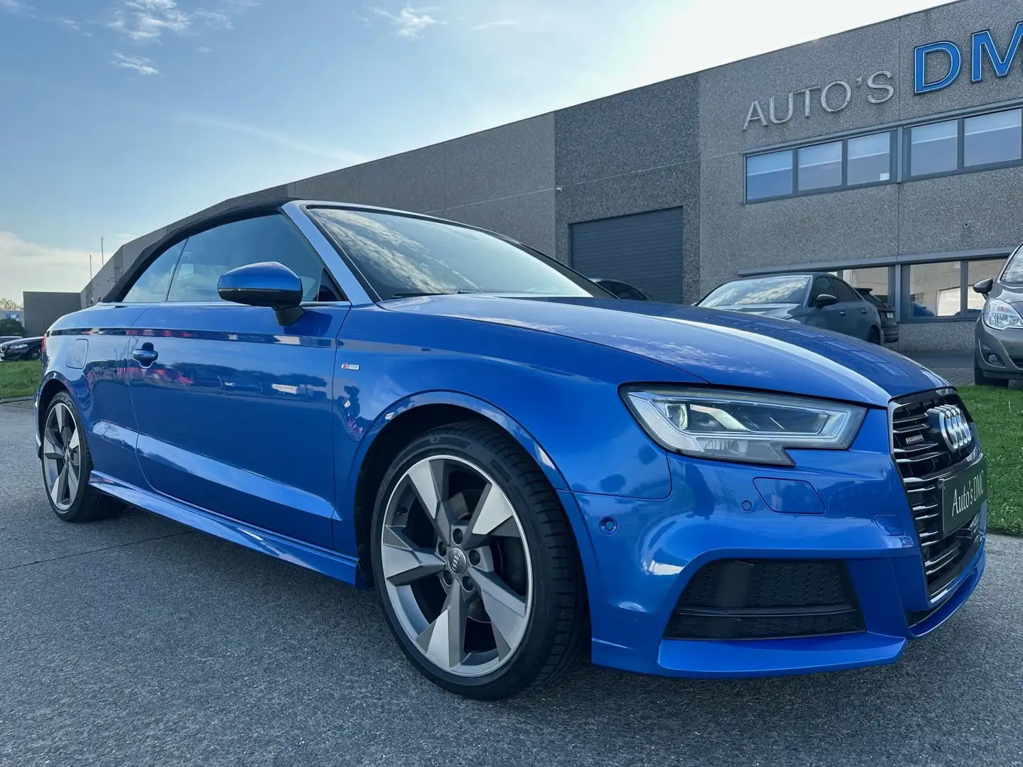 Audi A3 Cabriolet 2.0TFSI Quattro*S-line*S tronic*FULL* Blauw - 2
