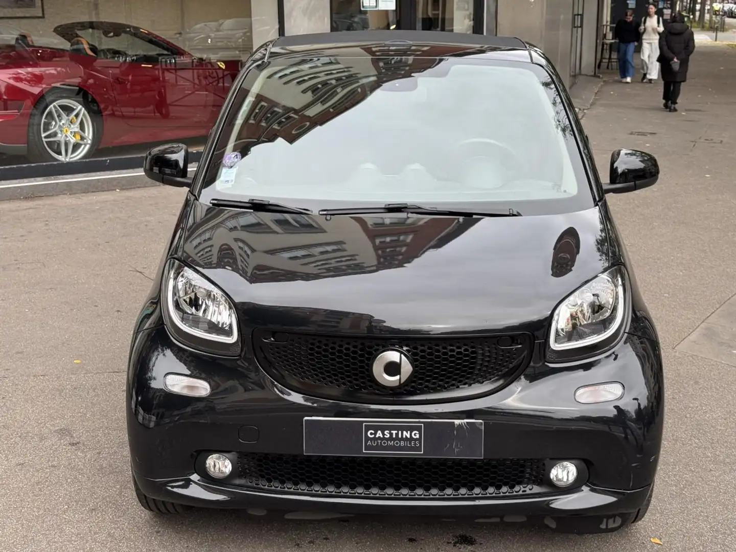 smart forTwo Smart Fortwo Cabrio 1.0i - 71 S\u0026S - BV Twinamic CABRIOLET II 2016 Passion PHASE 1 Zwart - 2