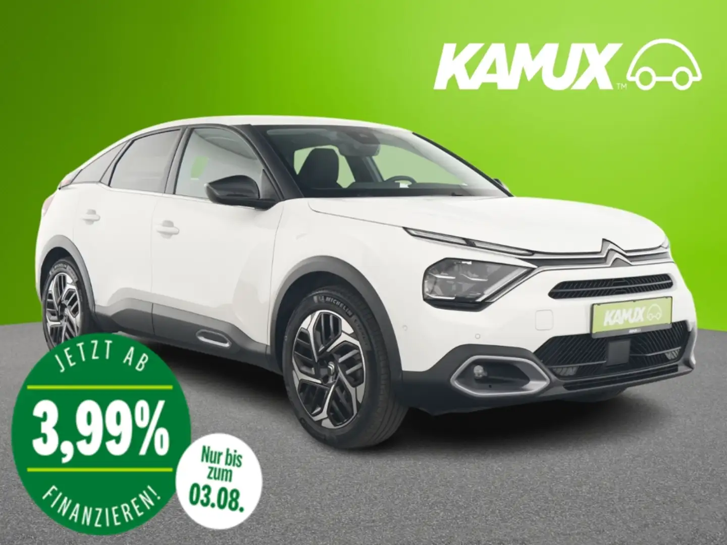Citroen C4 1.2PureTech Aut.Shine+LED+NAVI+HUD+PDC Weiß - 1