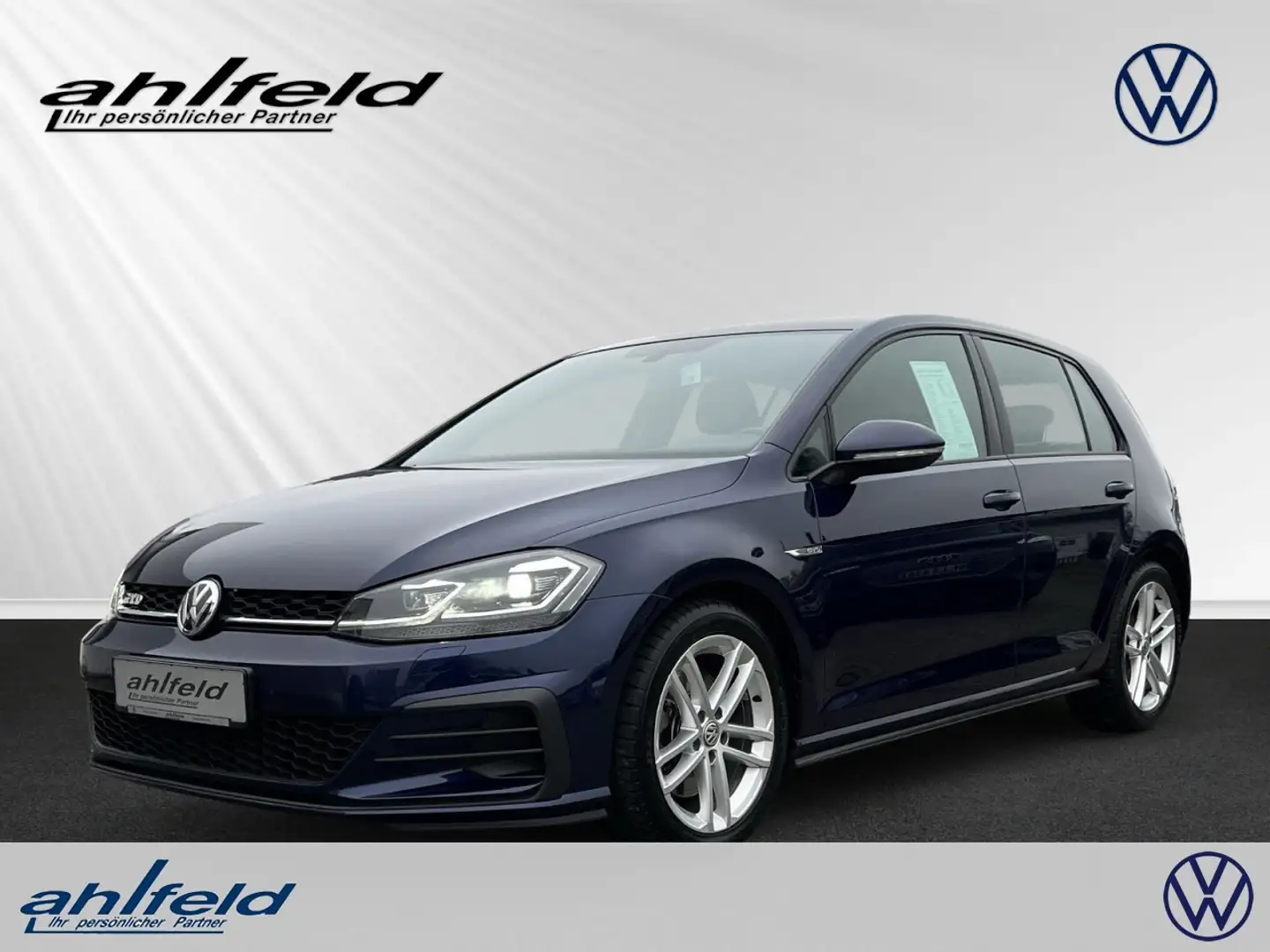 Volkswagen Golf VII 2.0 TDI GTD DSG Navi ACC PDC SHZ Business Prem Modrá - 1