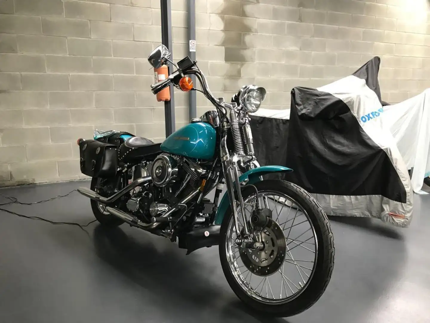Harley-Davidson Softail springer Bleu - 2