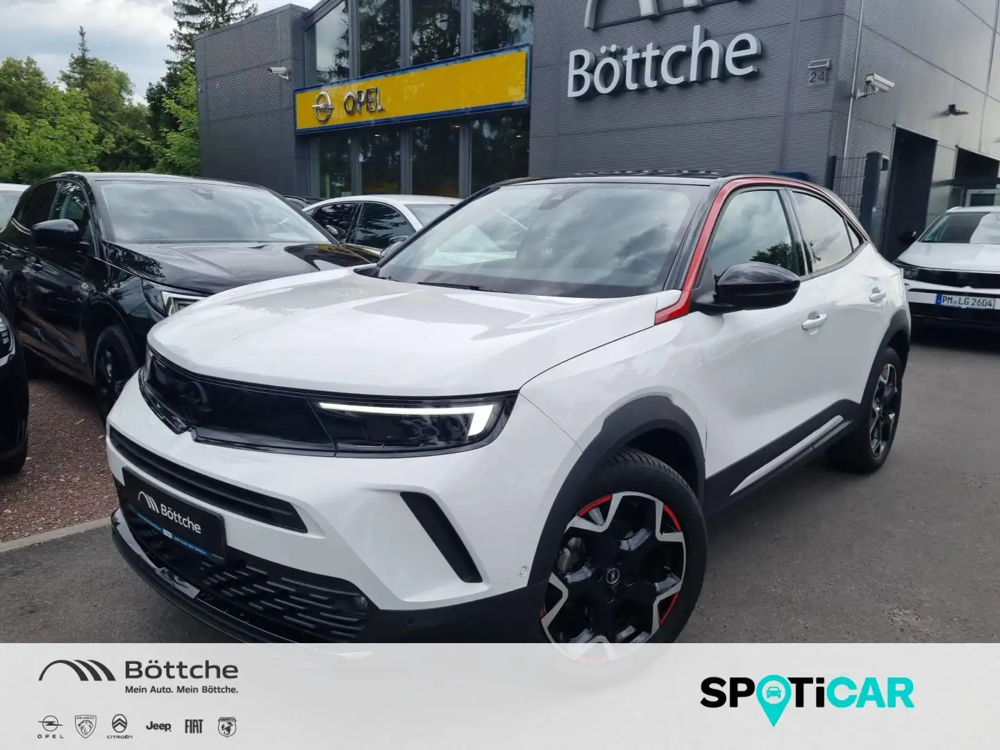 Opel Mokka 1.2 GS Line LED/Navi/SHZ/DAB+/PDC/180°Kamera Weiß - 1