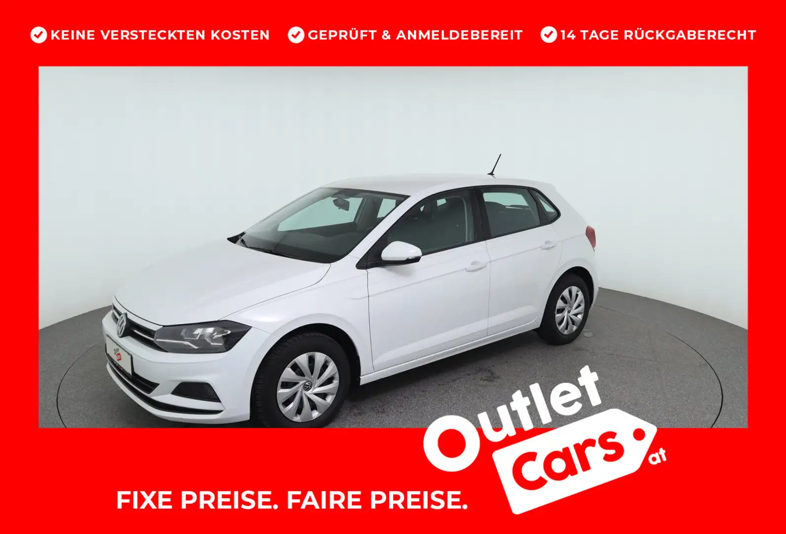 Volkswagen Polo Comfortline TSI OPF Weiß - 1