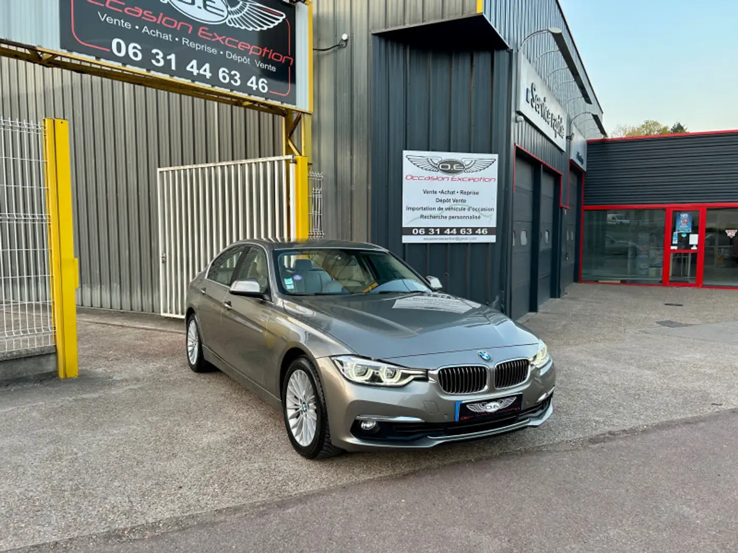 BMW 330 (F30) 330EA 252CH LUXURY Gris - 1