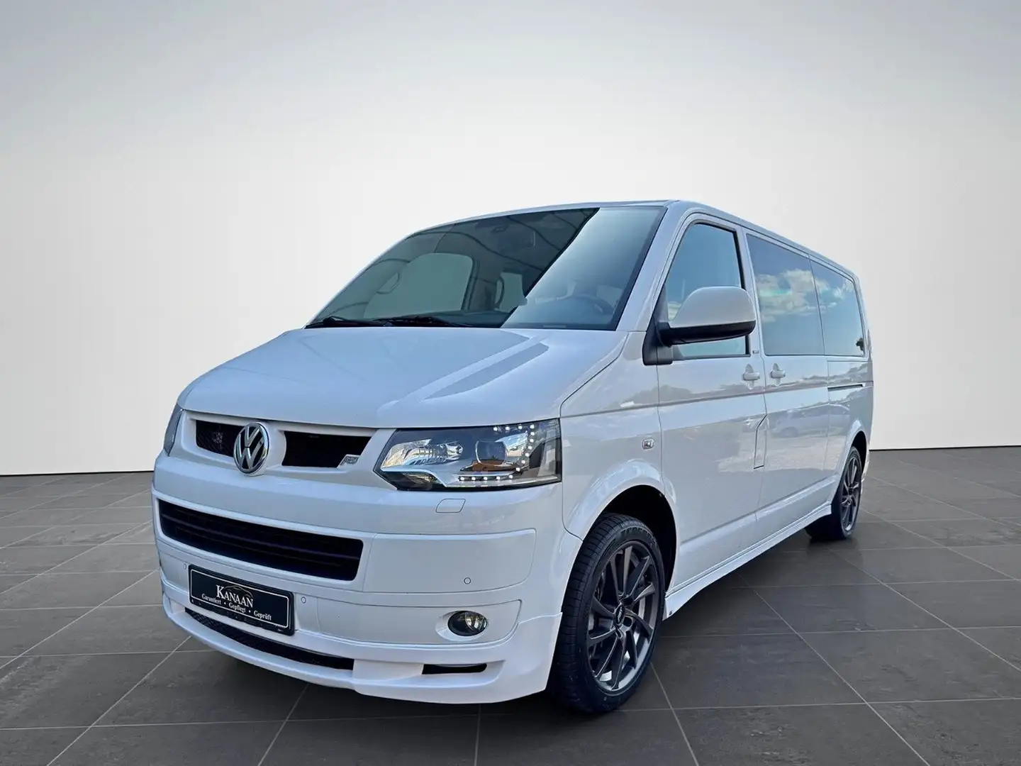 Volkswagen T5 Multivan ABT*Lang*LED*Automatik*2xSchiebetür* Weiß - 1