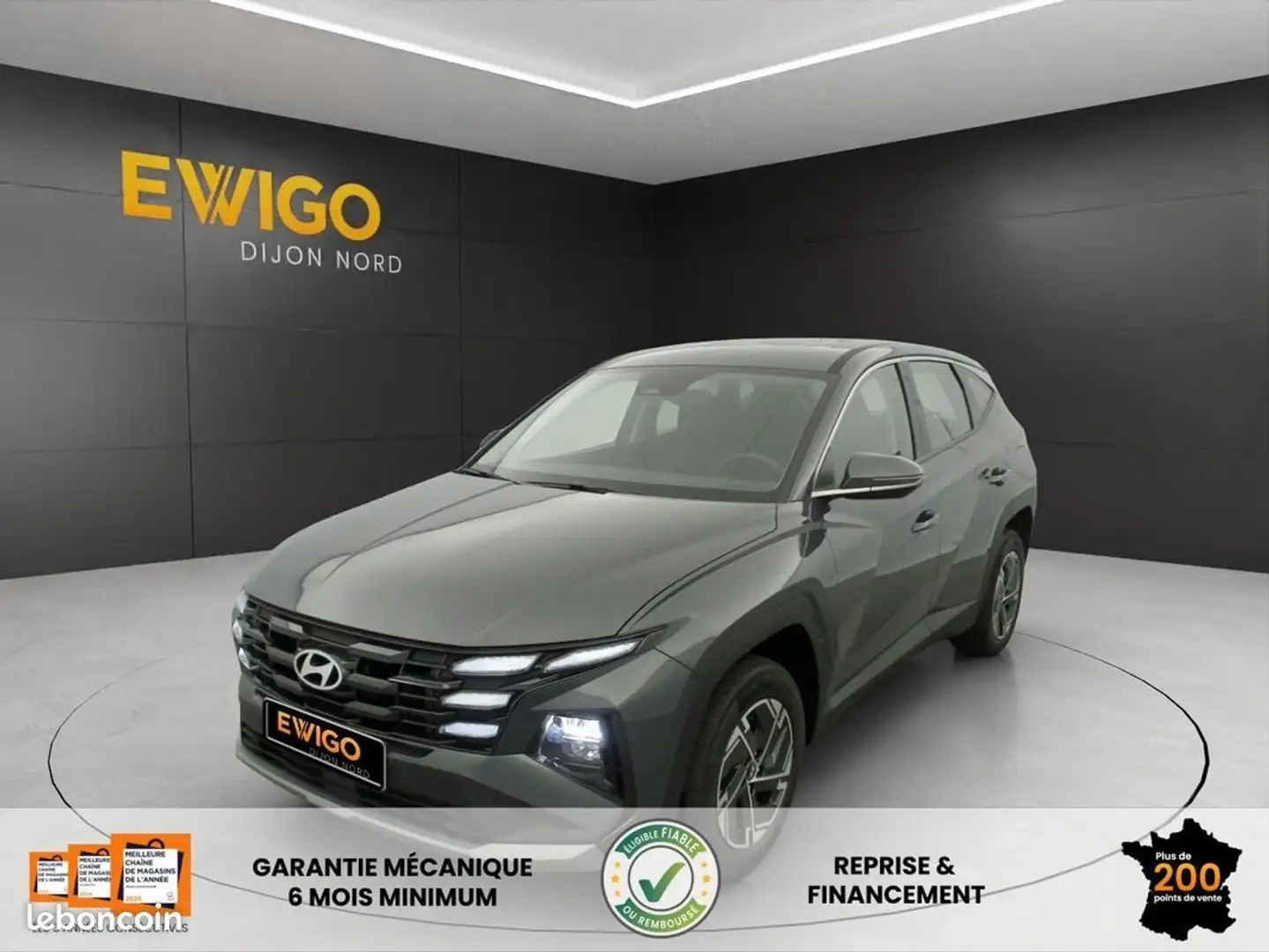 Hyundai TUCSON 1.6 T-GDI 215 Hybrid BVA6 Initia Gris - 1