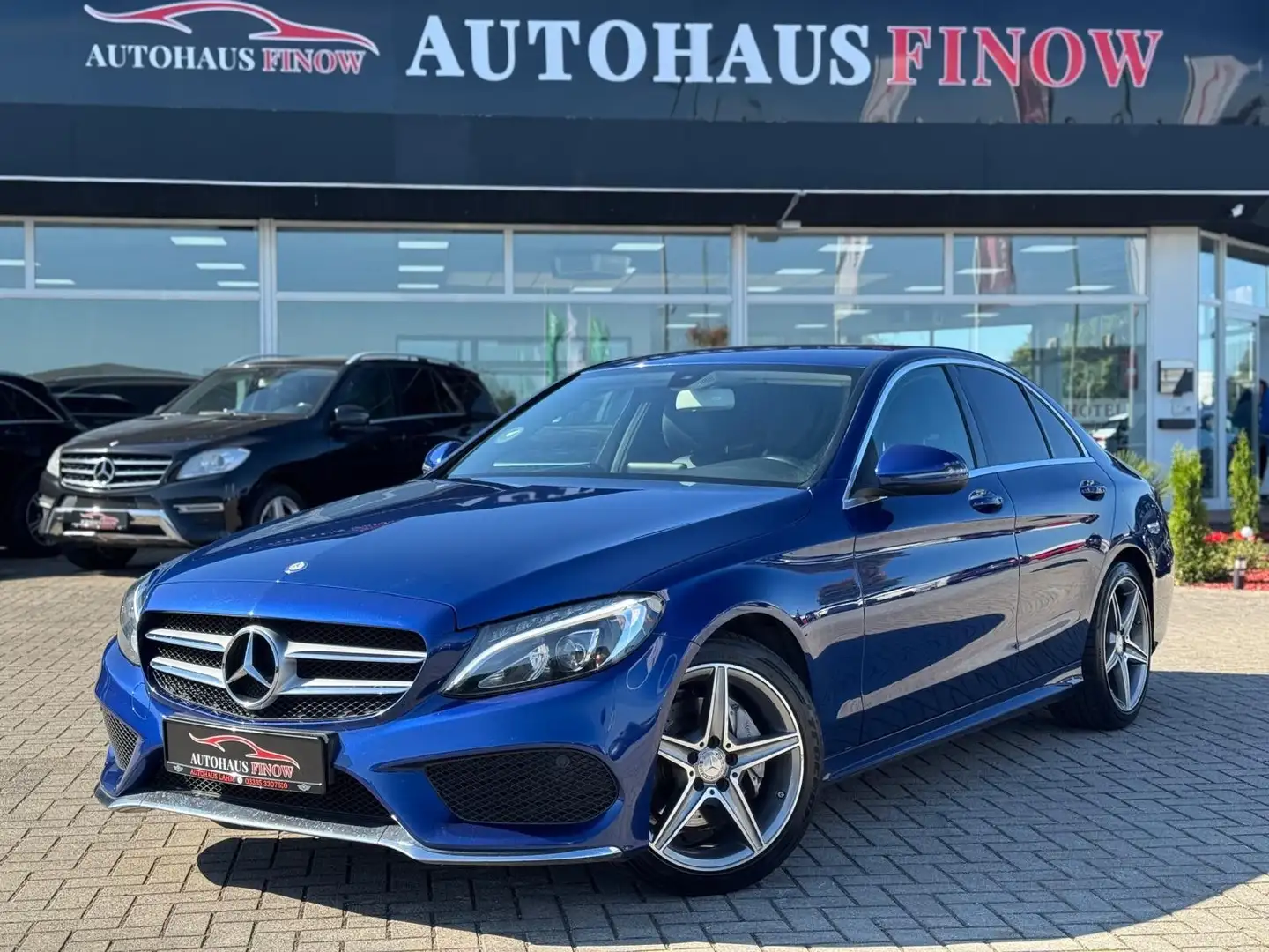 Mercedes-Benz C 220 d"7G-TRONIC"AMG PAKET"LEDER"LED"NAVI" Blau - 1