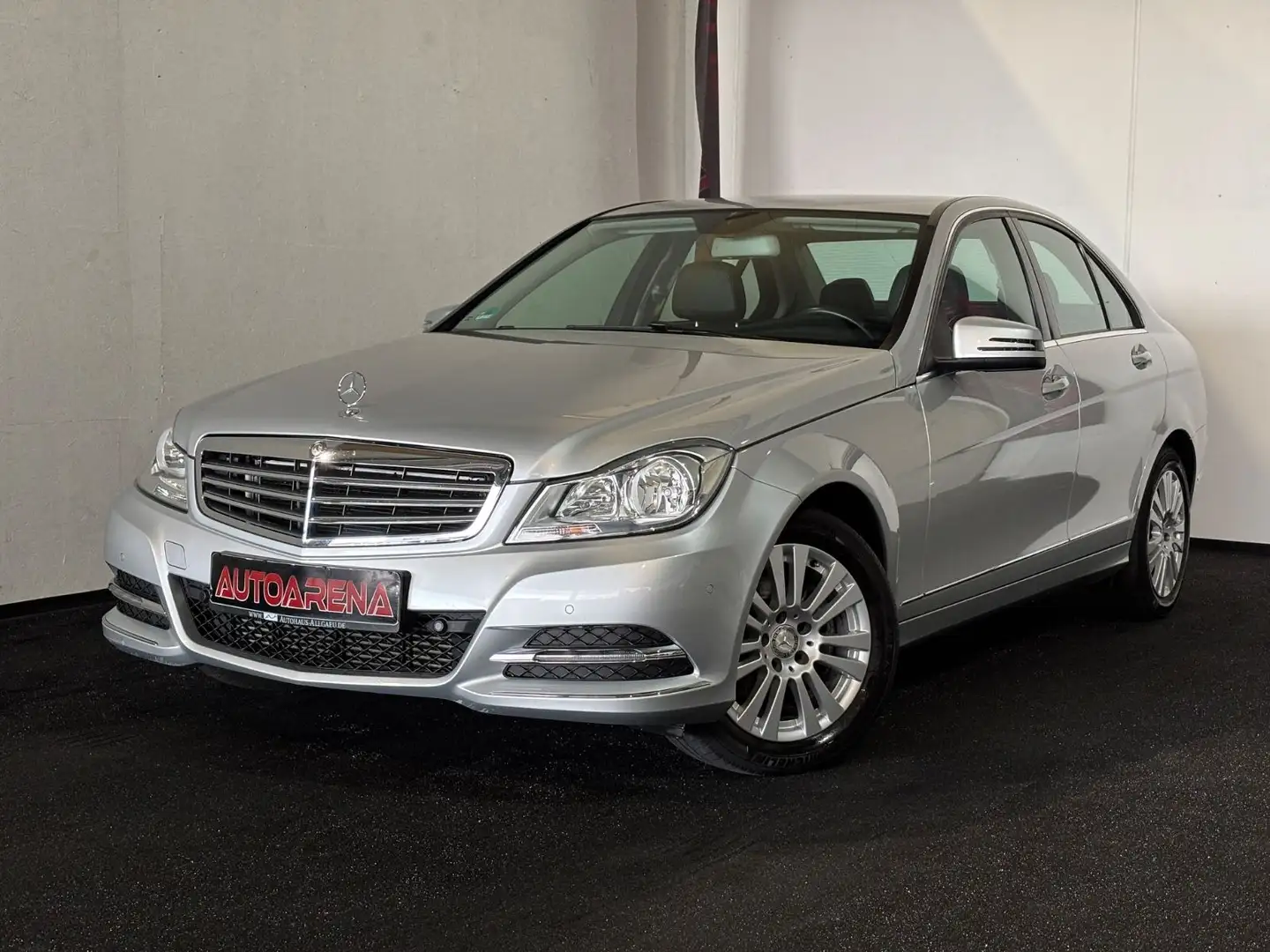 Mercedes-Benz C 180 CGI BlueEfficiency Elegance|SHZ|VOLLLEDER Silber - 1