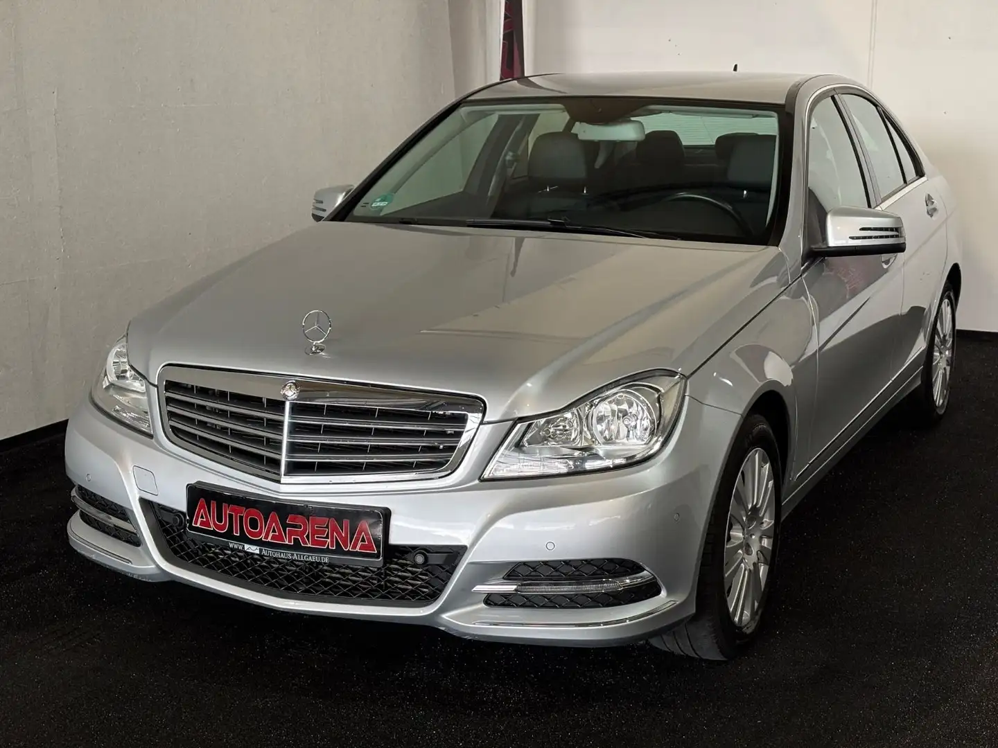 Mercedes-Benz C 180 CGI BlueEfficiency Elegance|SHZ|VOLLLEDER Silber - 2