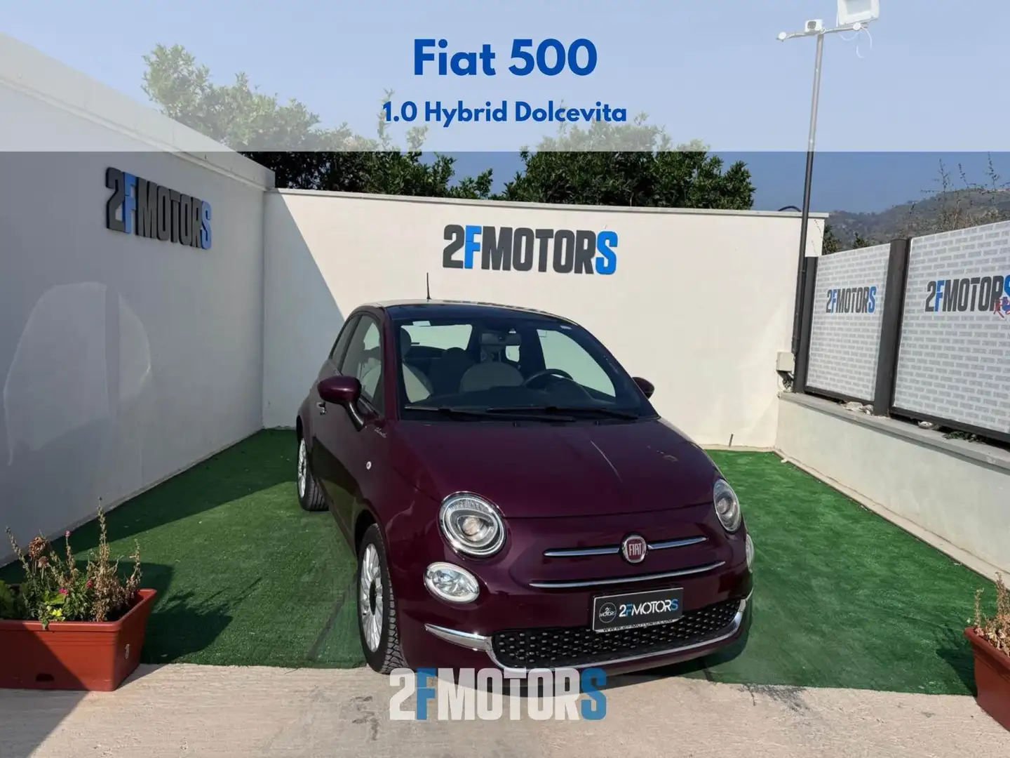Fiat 500 1.0 hybrid Dolcevita 70cv Lilla - 1