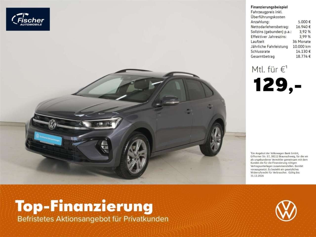 Volkswagen Taigo — Volkswagen Taigo 1.0 TSI R-Line 6-Gg. NAV/Matrix/ACC/RFK