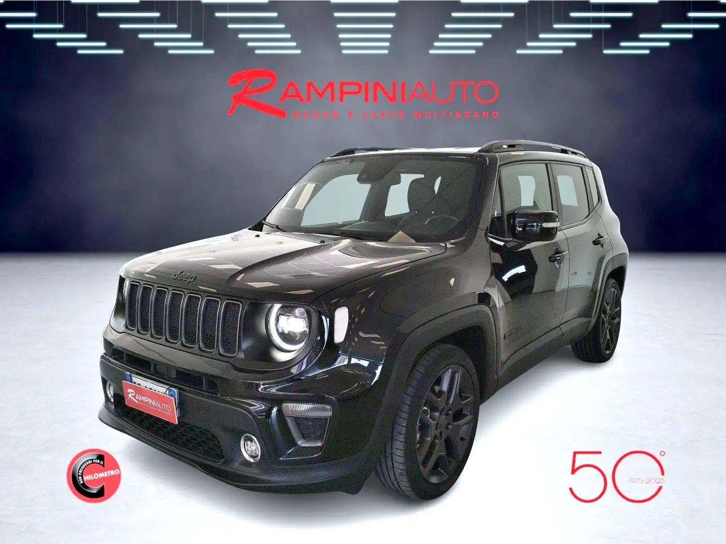 Jeep Renegade 1.3 T4 DDCT S Black Pack Km 38.000 Pronta Consegna Nero - 1