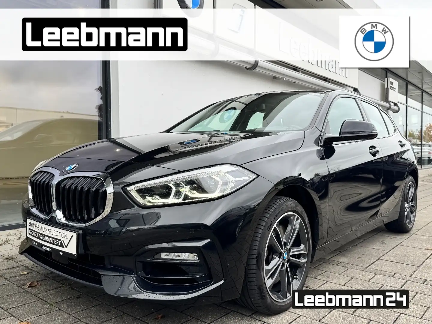 BMW 120 i Sport Line Panorama/LKH 2 JAHRE GARANTIE Schwarz - 1
