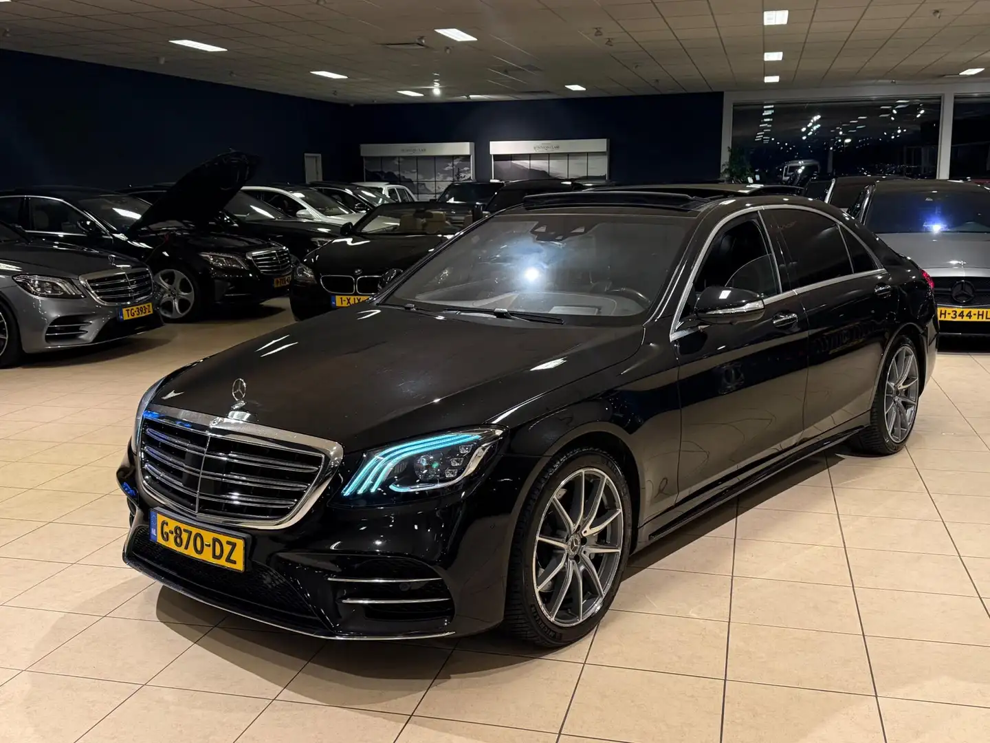 Mercedes-Benz S 400 S400 D 4Matic Lang|AMG+|BTW|NAP|3X TV|VOL Nero - 2