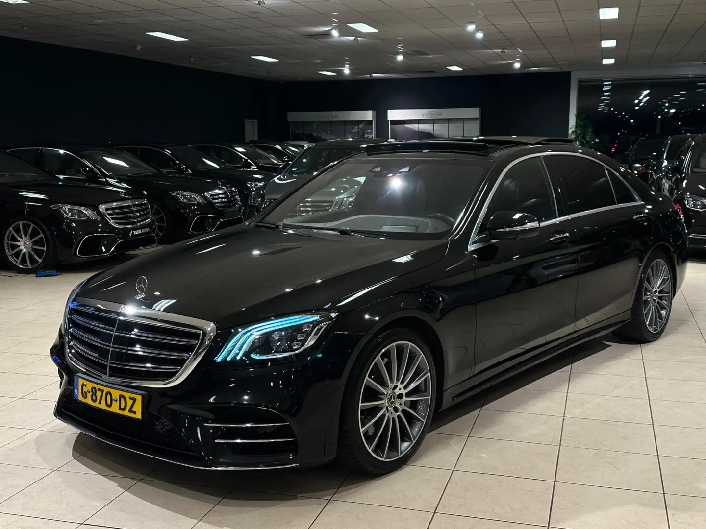 Mercedes-Benz S 400 S400 D 4Matic Lang|AMG+|BTW|NAP|3X TV|VOL Noir - 2