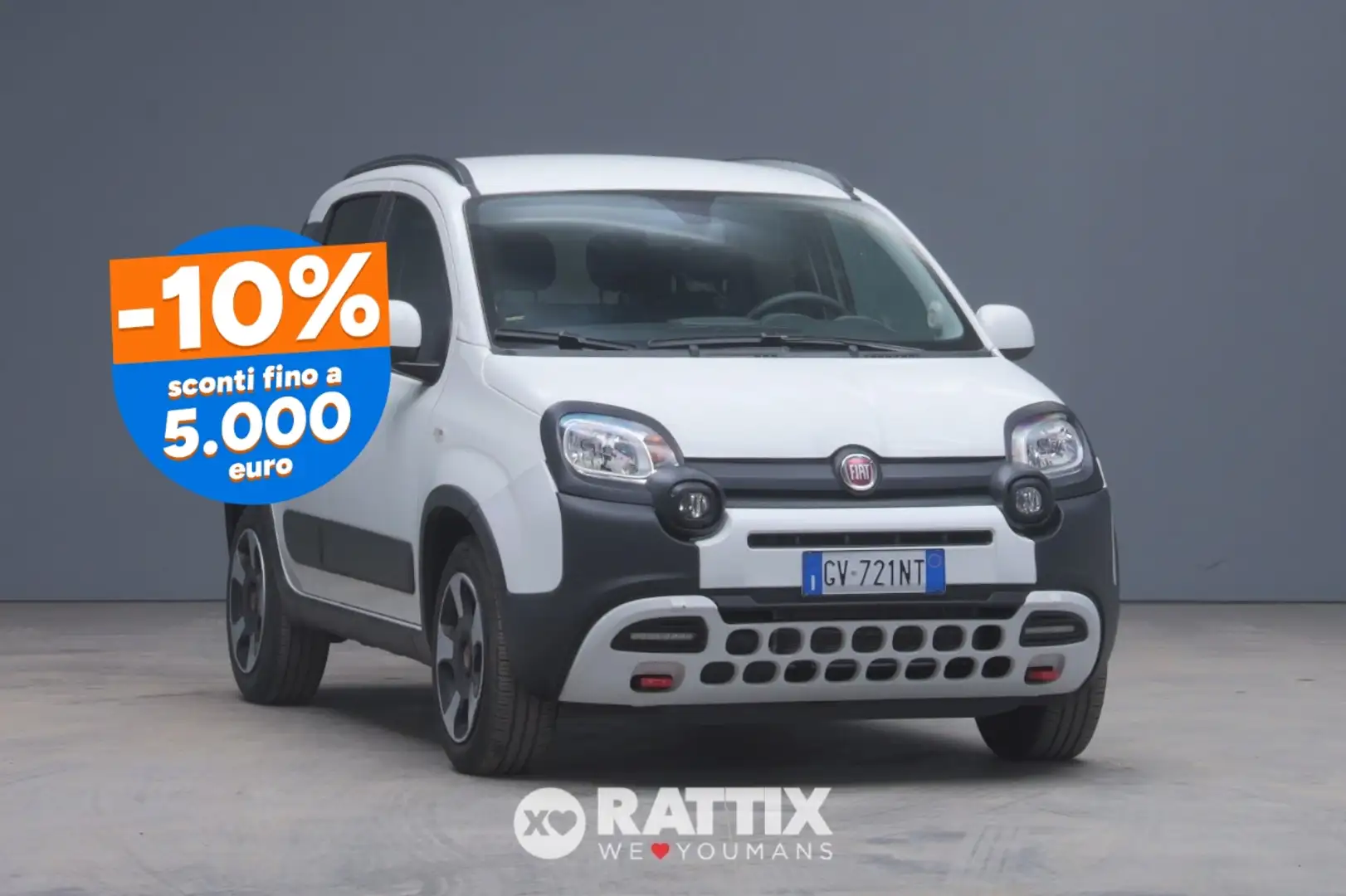 Fiat Panda 1.0 Firefly Hybrid 70CV Cross 5p.ti Bianco - 1