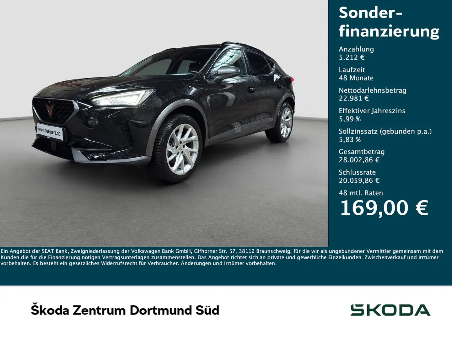 CUPRA Formentor 1.5 DRIVE Navi RückfahhrkameraSitzhzg. Schwarz - 1