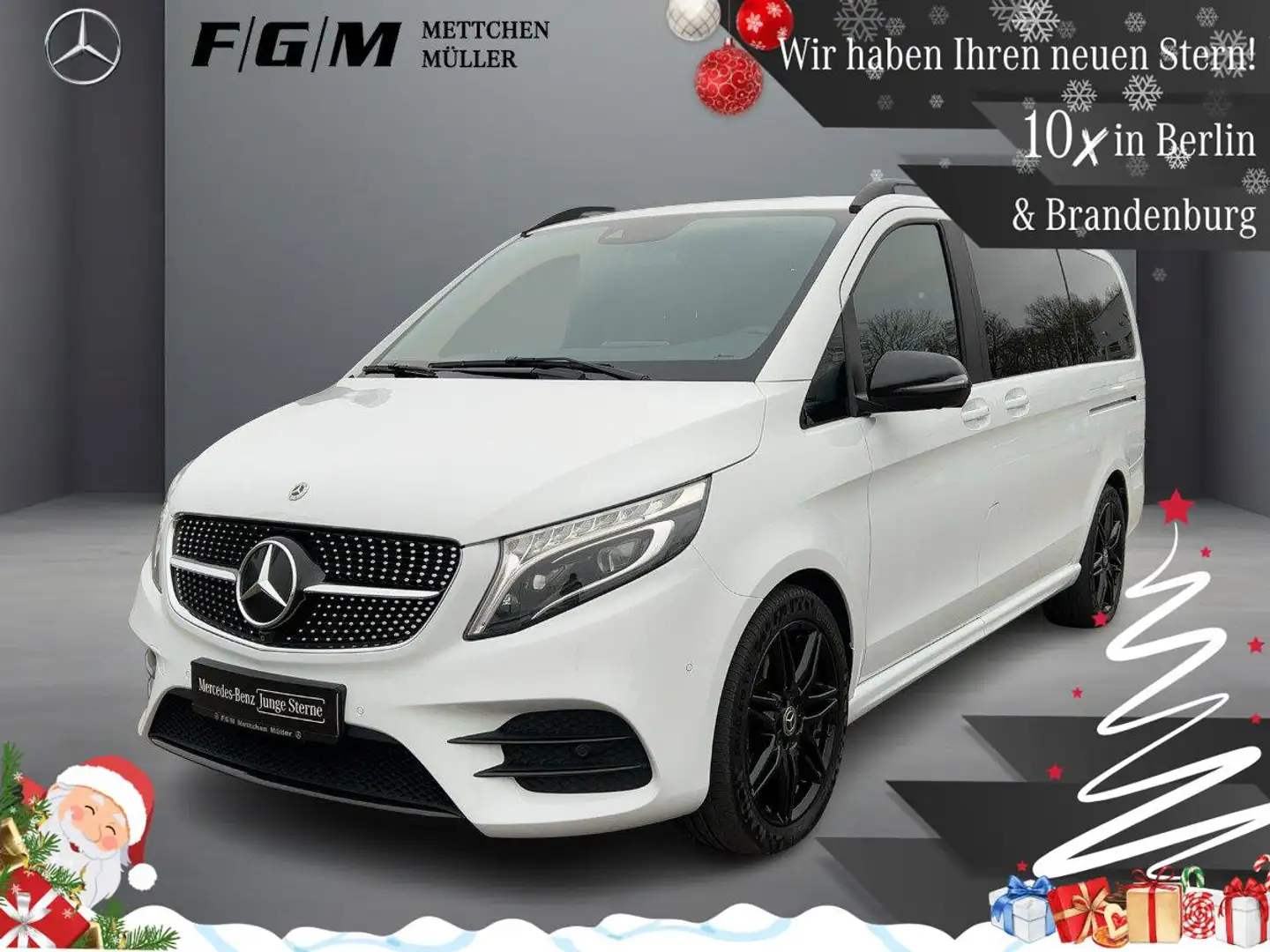 Mercedes-Benz V 300 d Avantgarde lang Burm|TWA|360|AHK|Night Blanco - 1