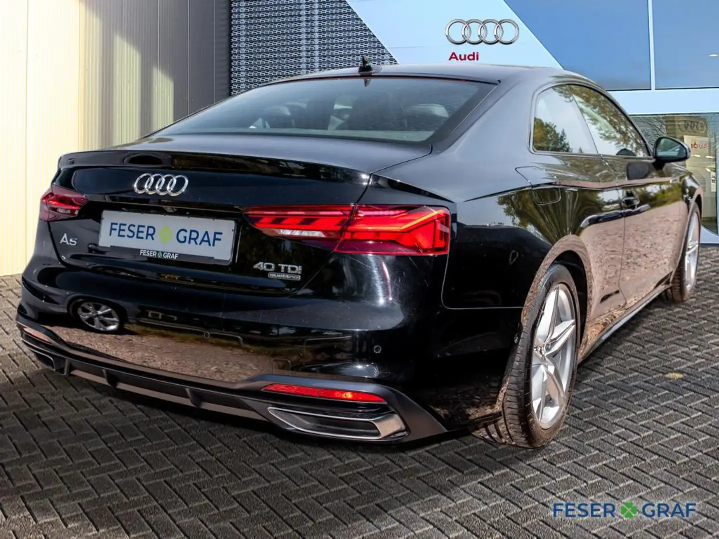 Audi A5 Coupé 40TDI S tronic /LED/Leder/Pano/ACC/Kamera Schwarz - 2