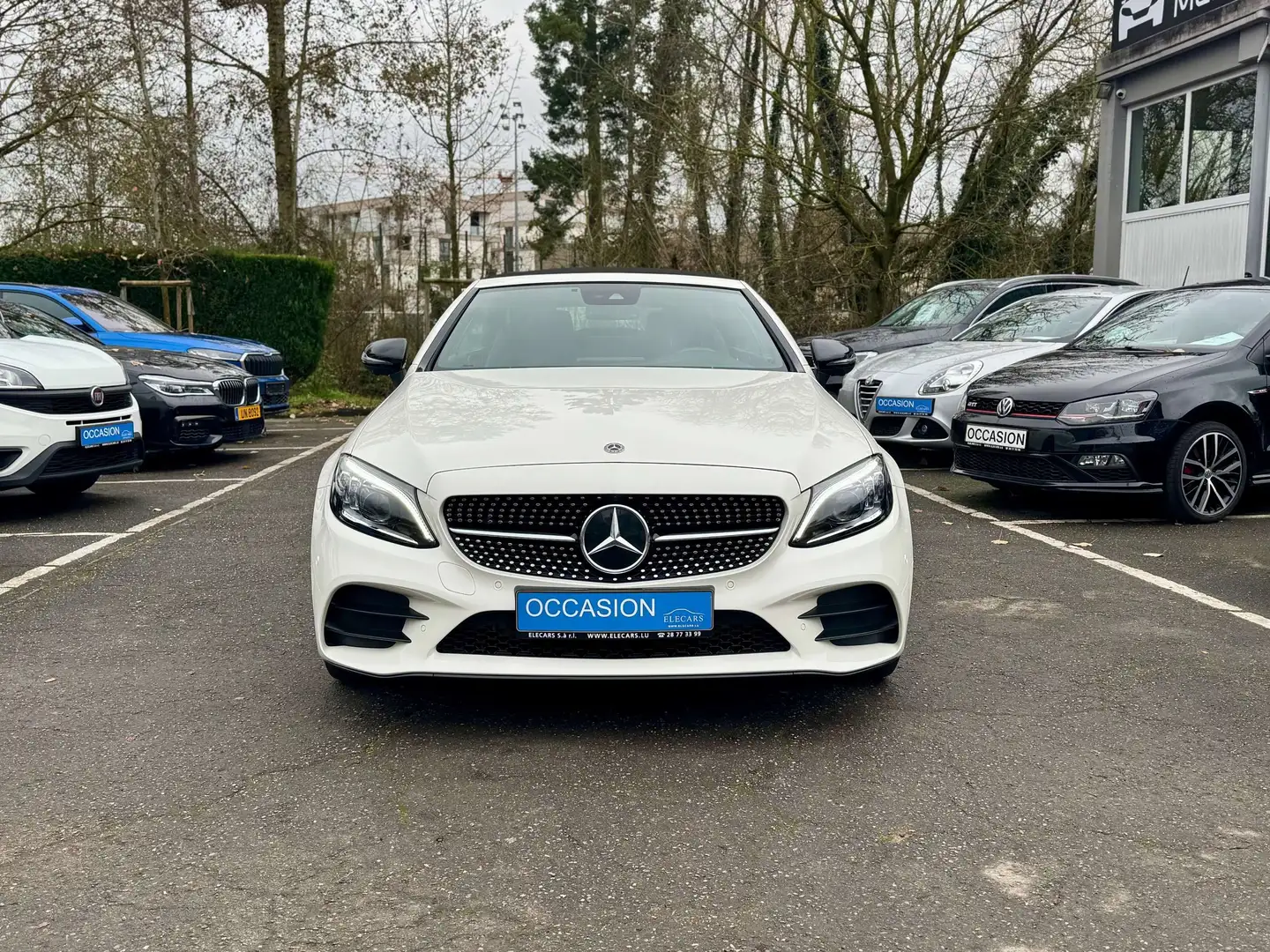 Mercedes-Benz C 200 Cabrio 4Matic AMG-Line Blanc - 2