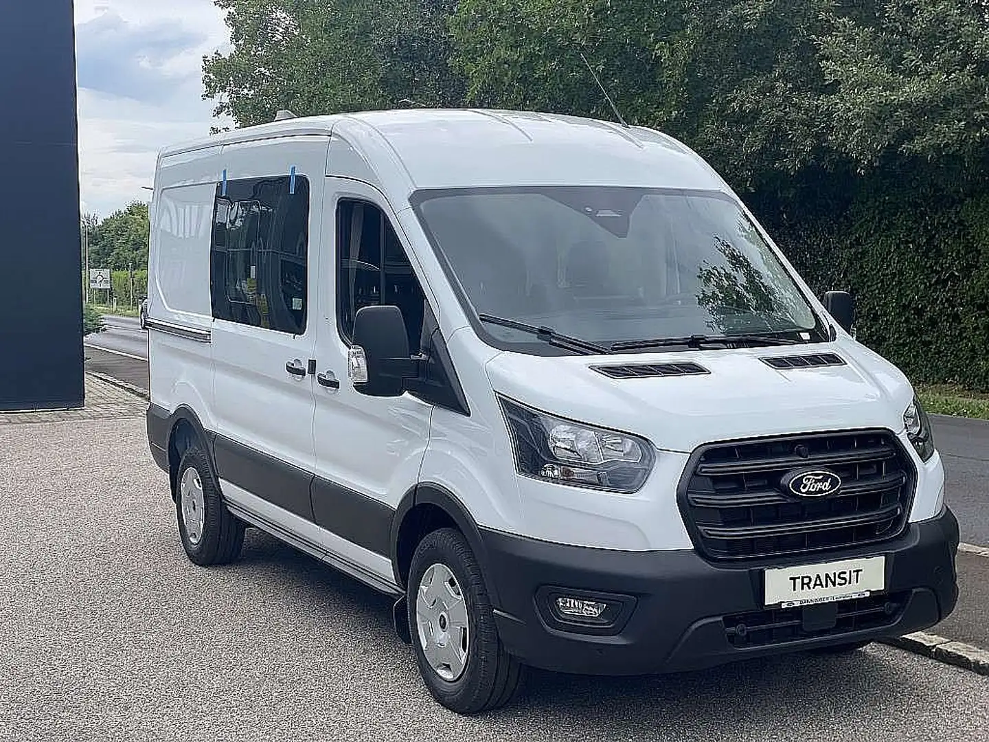 Ford Transit Transit Kasten DoKa 2,0 EcoBlue L2H2 350 Trend Weiß - 2