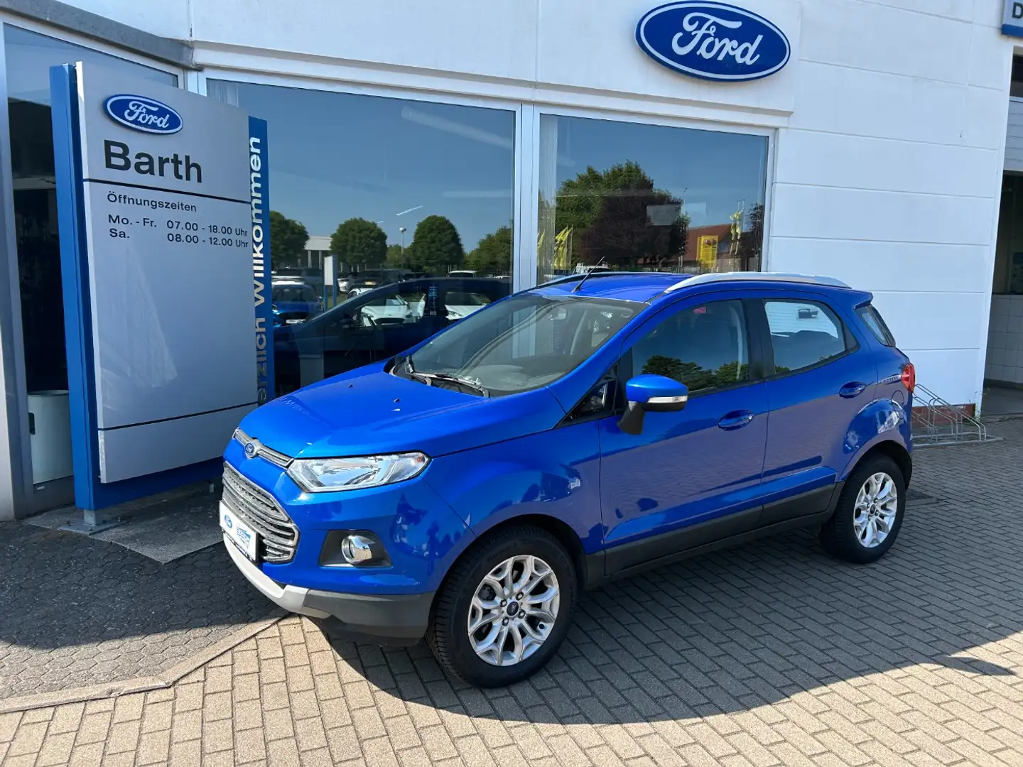 Ford EcoSport 1.0 EcoBoost Titanium KeyLess LM SHZ Blauw - 2