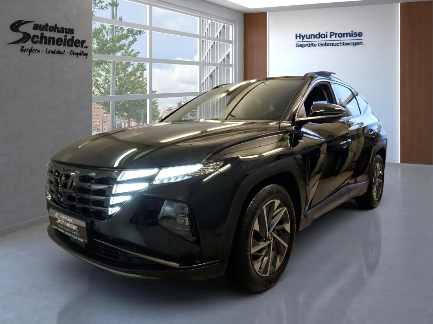 Hyundai TUCSON 1.6 CRDi 48V 7DCT TREND NAVI/LED/EHK/SHZ/DAB+ Schwarz - 1
