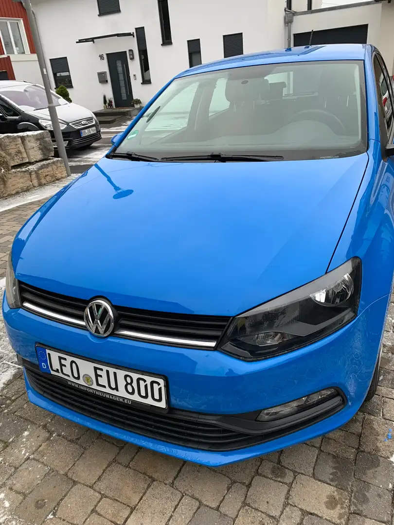 Volkswagen Polo 1.0 Trendline *Klima*Radio*TÜV+KD+Reifen NEU Blau - 2