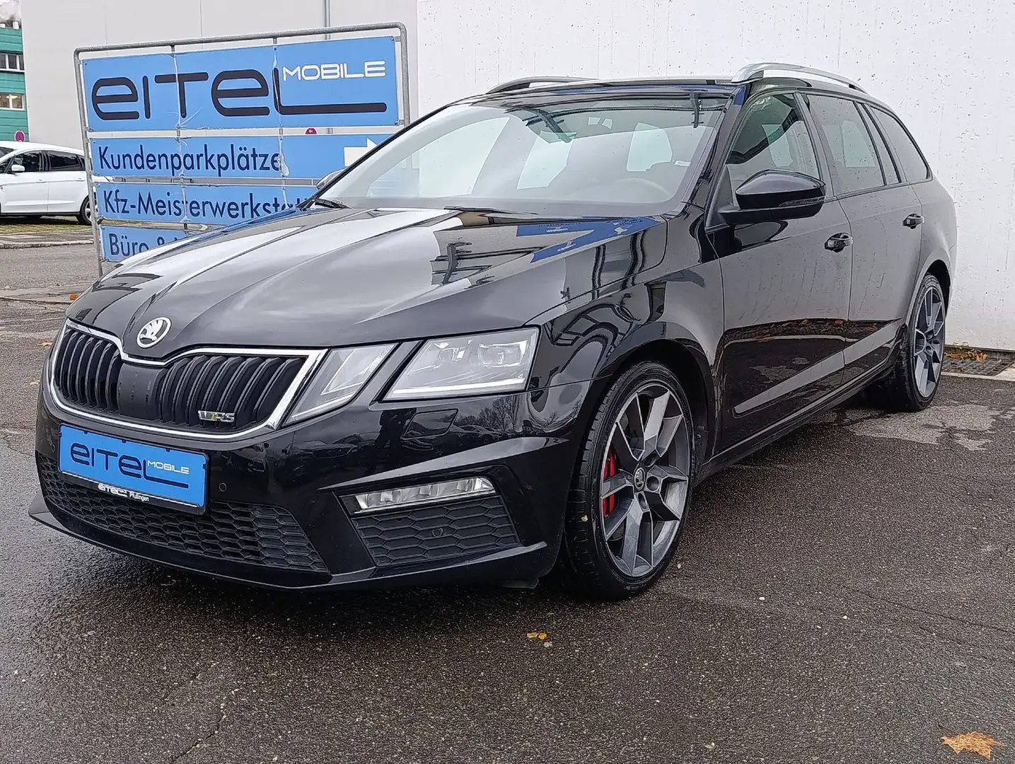 Skoda Octavia Combi RS Navi LED Car/Play AHK SHZ Zwart - 1