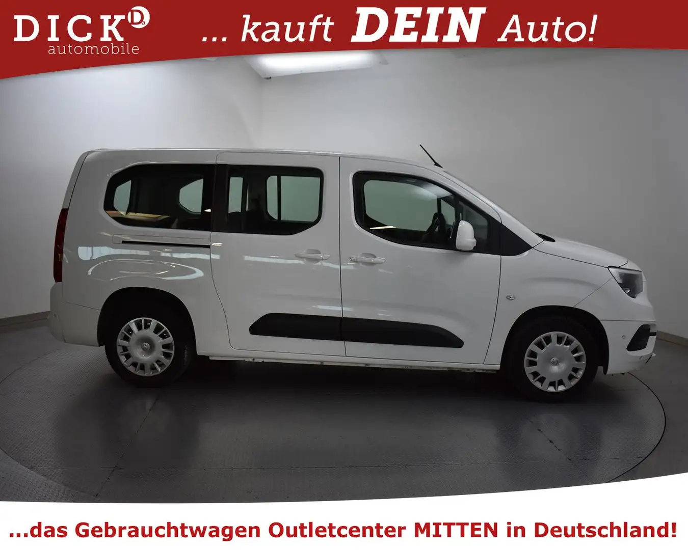 Opel Combo Life XL 1.5d Edit 5SI+NAVI+KLIMA+KAM+TEMP+ Weiß - 1