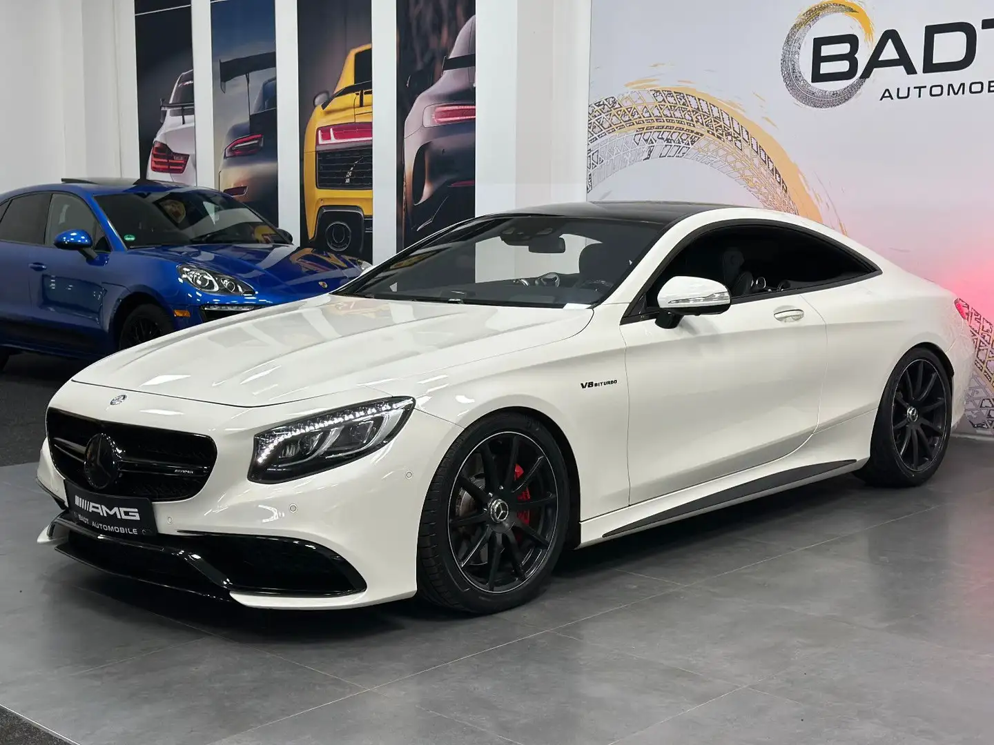 Mercedes-Benz S 63 AMG 4Matic Coupe VOLL*SWAROVSKI*NIGHT*PP* Blanc - 1